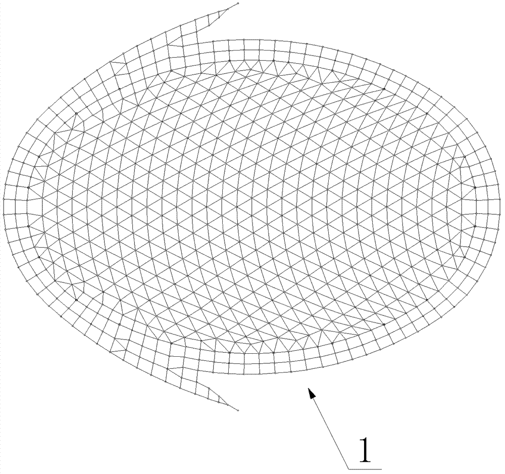 High-altitude bulk process of bolt ball net frame