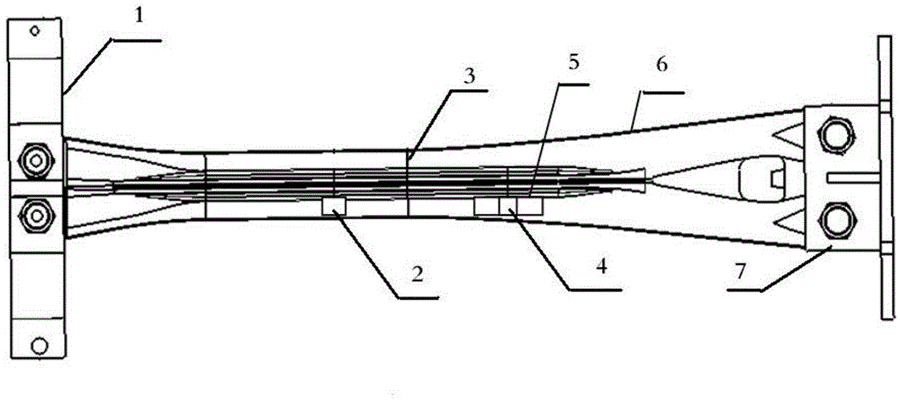 Test method for testing torsional rigidity of flexible beam