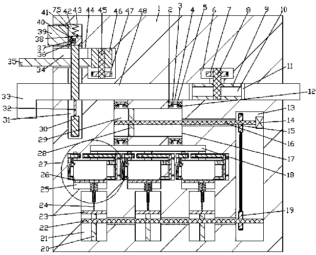 Floor heating bathing device