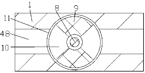 Floor heating bathing device