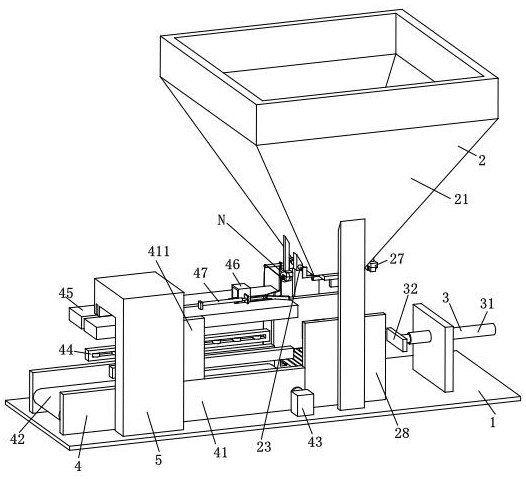 Organic fertilizer finished product packaging equipment