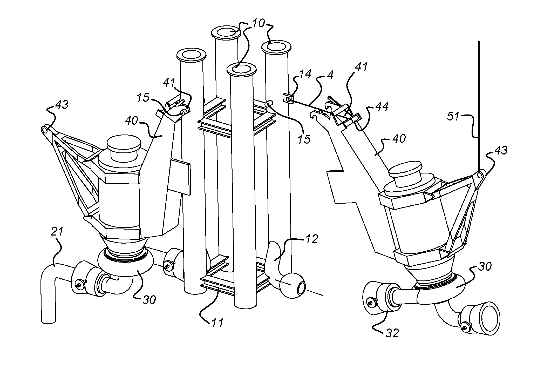 Pump frame