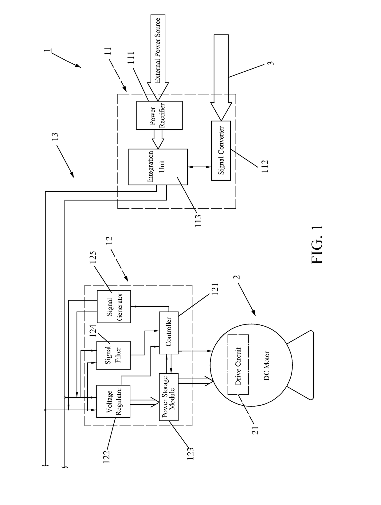 Electrical serially-connected control system