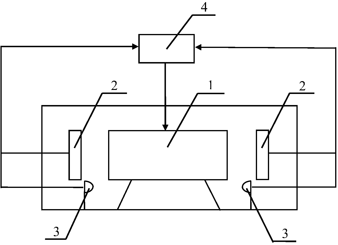 Microfluidic PCR (Polymerase Chain Reaction) chip fluorescence fluid detection device based on CCD (Charge Coupled Device) image sensor