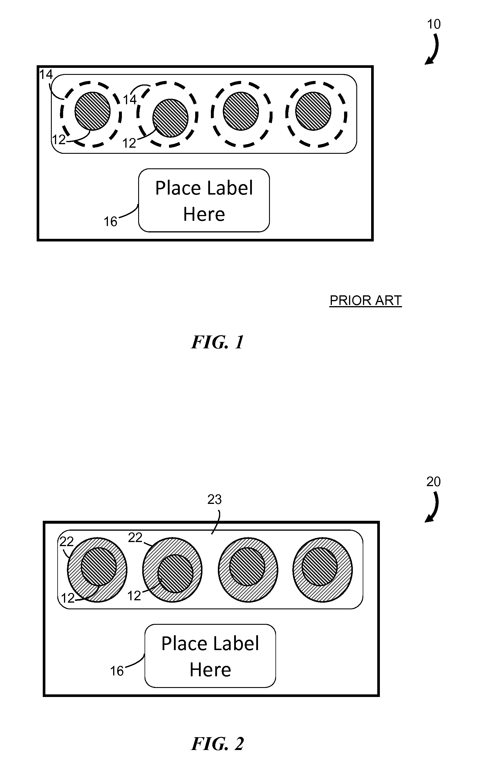 Dried sample carrier having dissolvable sample regions