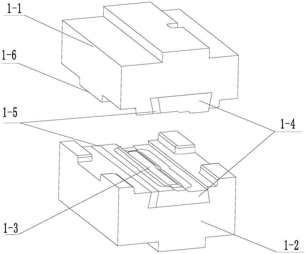 Manufacturing method for special-shaped fishplate and dies