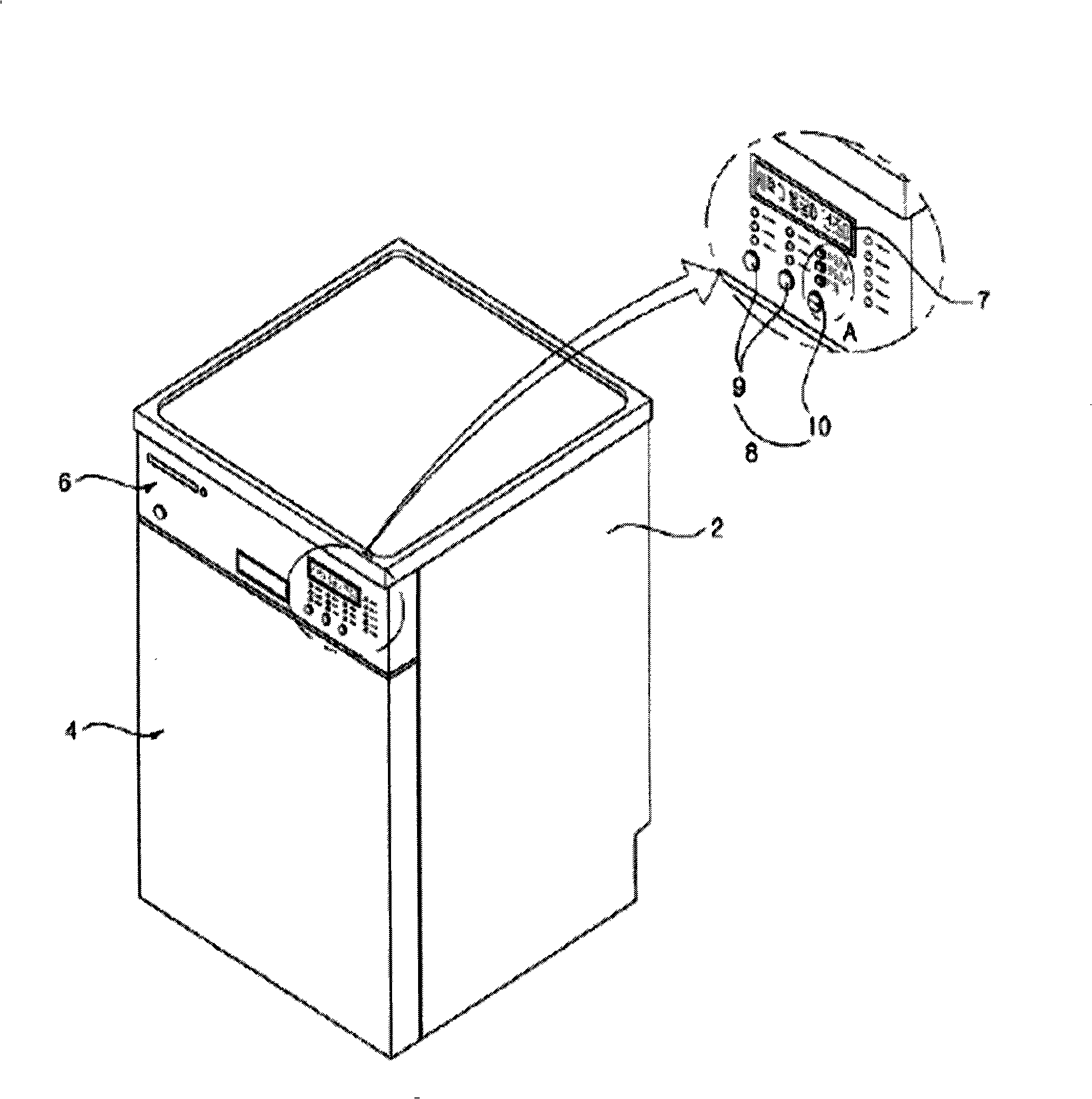 Washing device and control method method