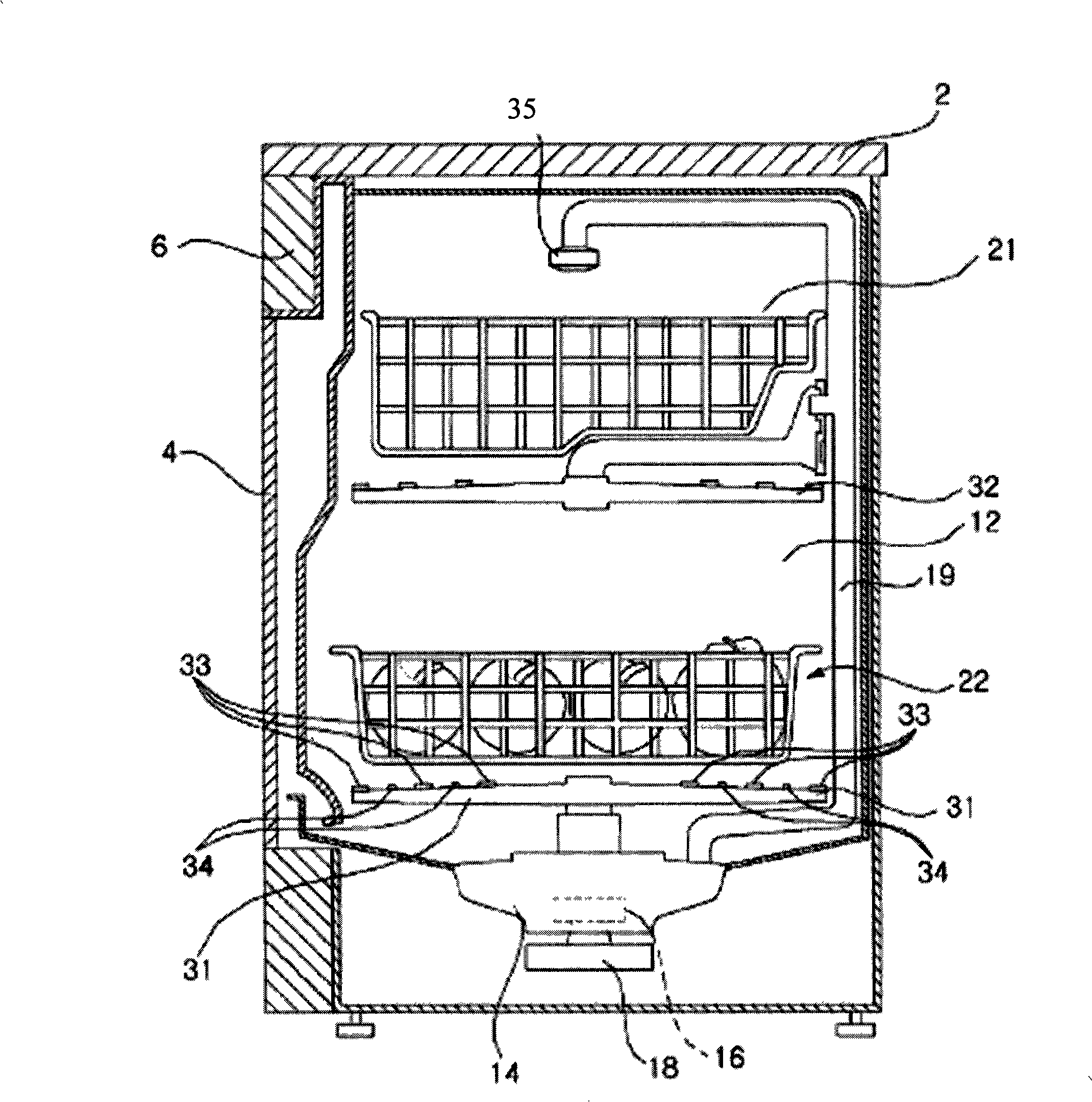 Washing device and control method method