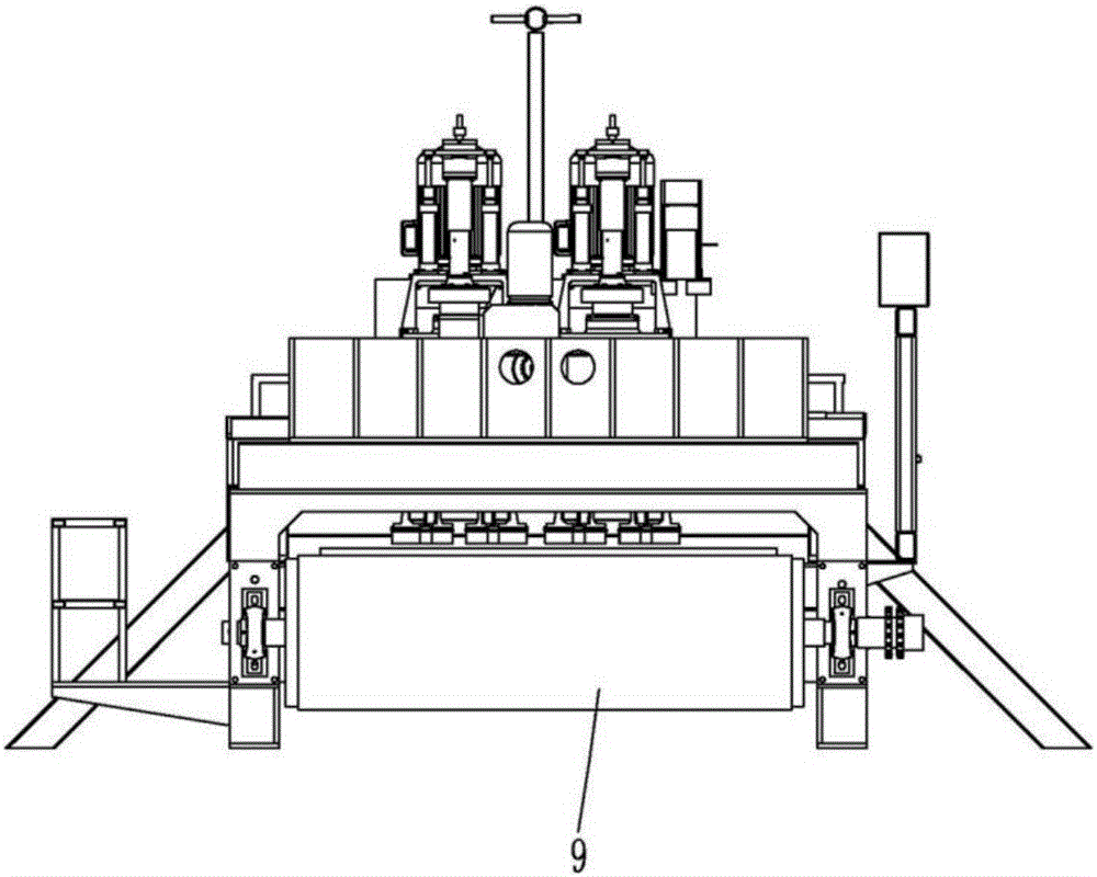 Polishing equipment applied to surface of stone