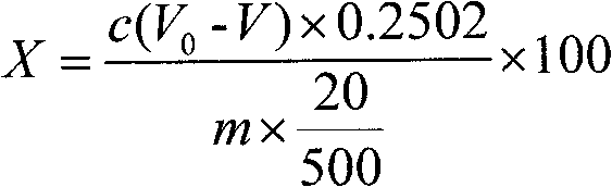 Method for determining strontium calcium barium in strontium carbonate