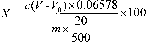 Method for determining strontium calcium barium in strontium carbonate