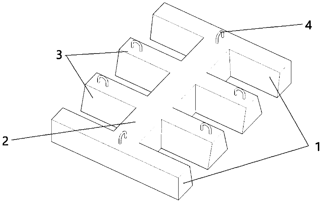 Slope protection plate and flexible connection protection face system