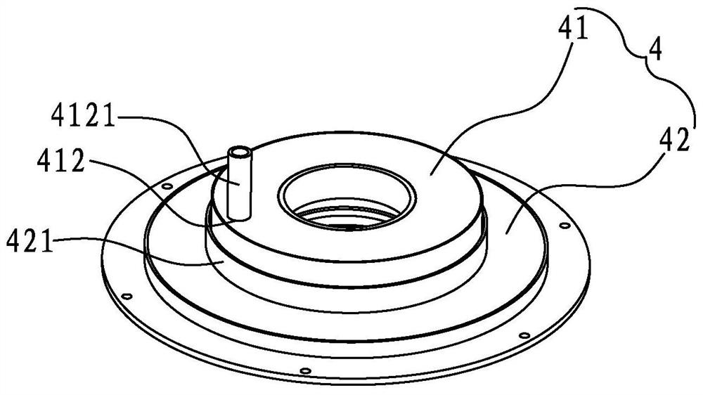 Circumferential water supply mechanism capable of running at high speed