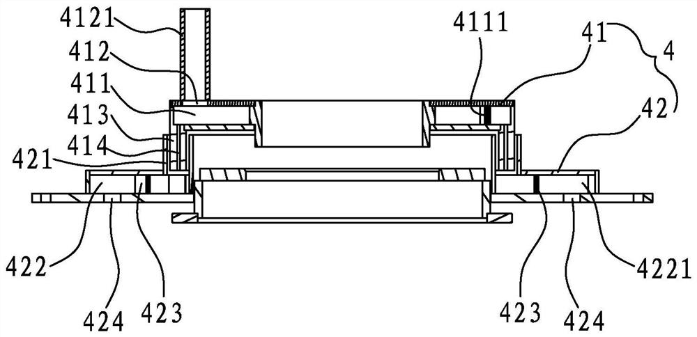 Circumferential water supply mechanism capable of running at high speed