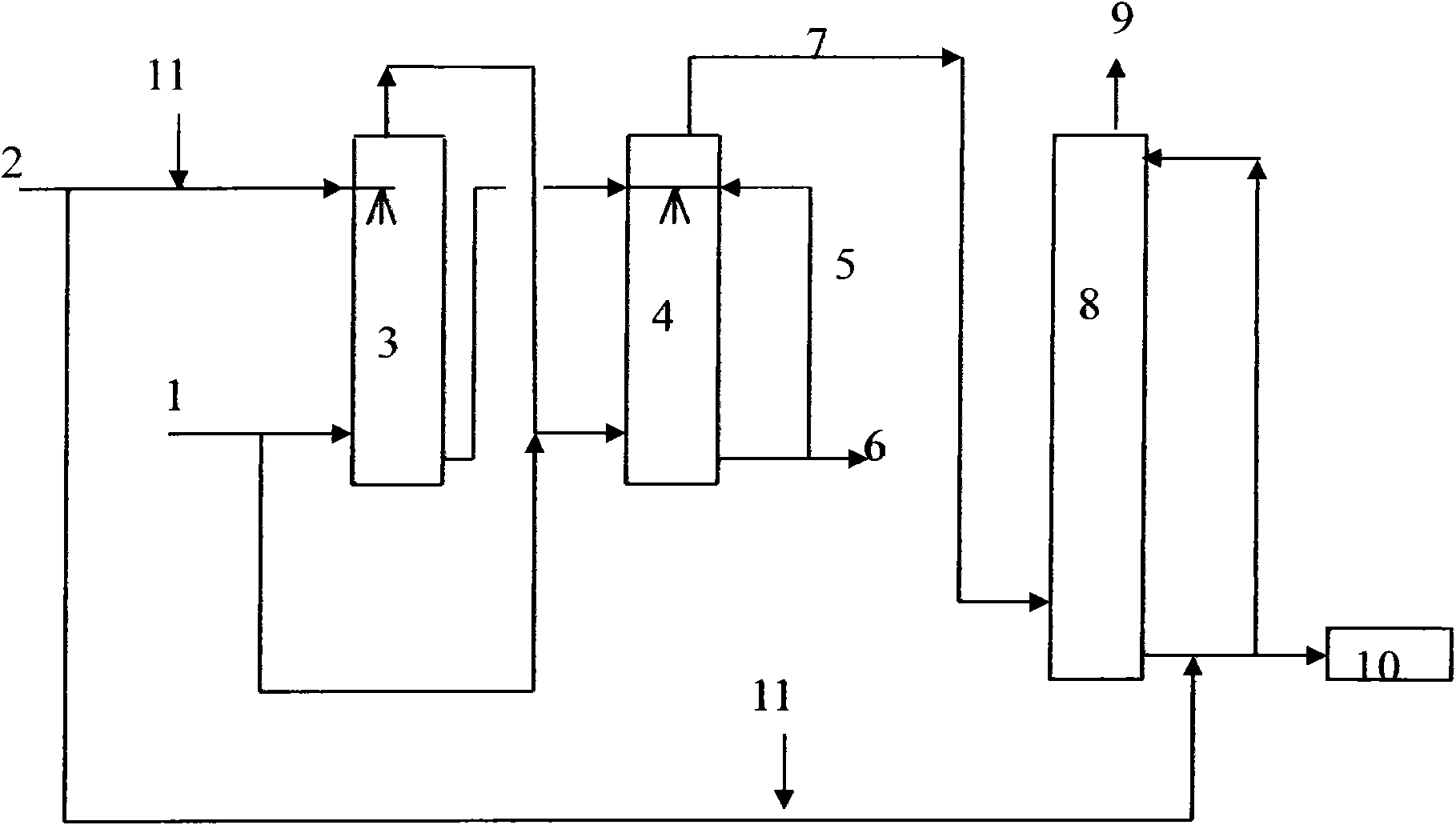 Method for desulfurizing high-concentration flue gas