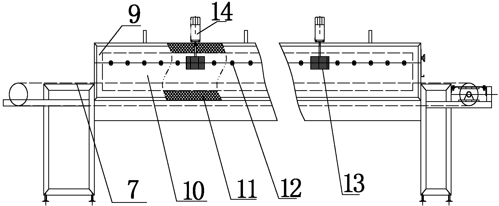 Microwave and far infrared vulcanization method and equipment