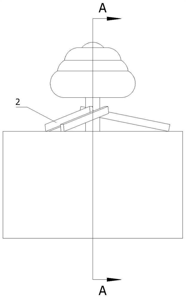 Tree planting method with lodging tree root system protection function