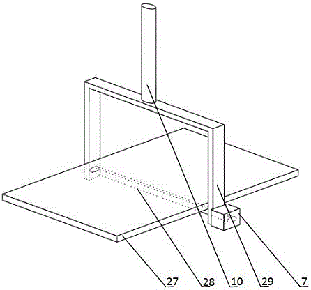 Device for achieving immersive display as well as synchronous moving of projection picture and blackboard of projector