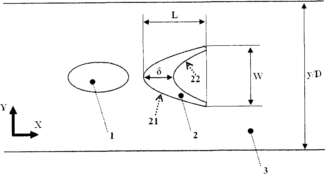 Structure for improving cooling efficiency of gas film of discrete hole