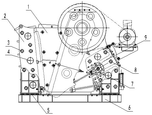 Assembled compound pendulum slow-release jaw breaker