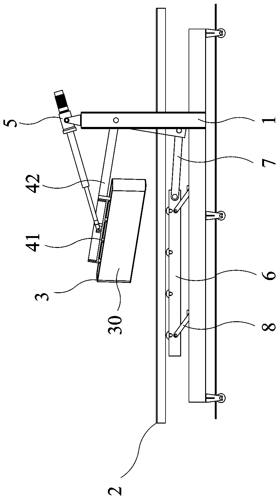 Unloading structure of belt conveyor