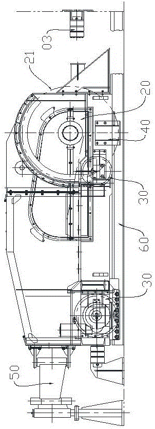 Bulk material conveying system, mobile single-roll crusher and control method and system of mobile single-roll crusher