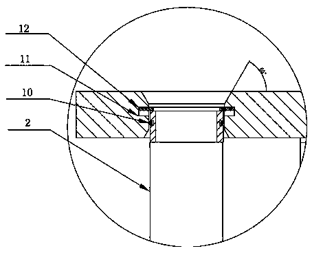 Quick mounting and dismounting structure for filter cores of filter