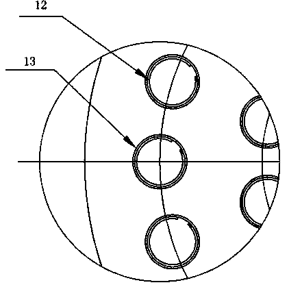 Quick mounting and dismounting structure for filter cores of filter