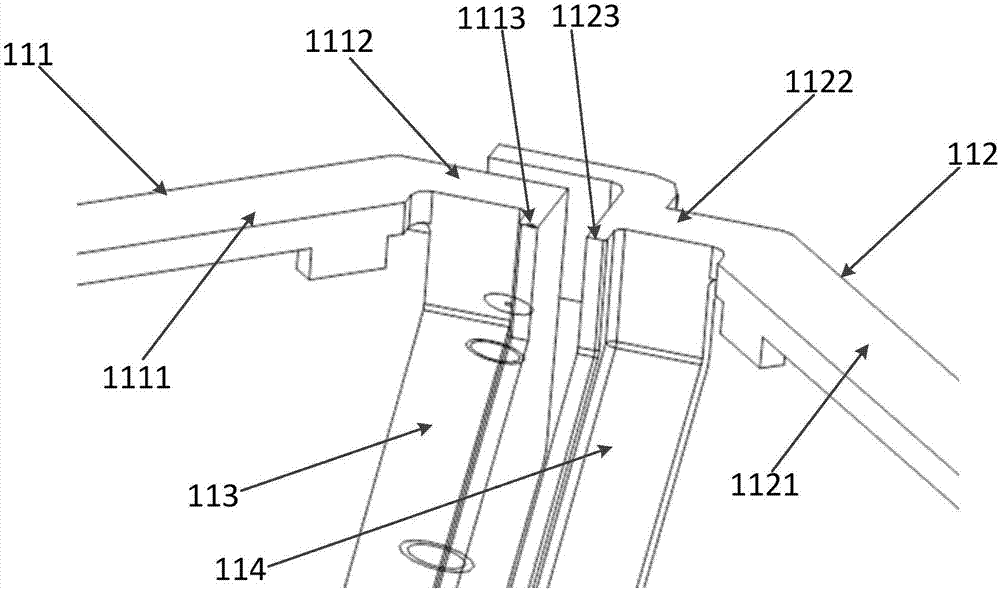 Radiation unit positioning clamp and low-frequency radiation unit