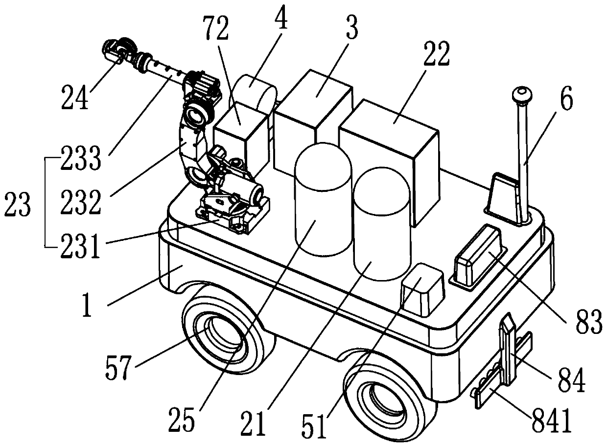 Integrated cleaning inspection vehicle for navigation assistance lamps