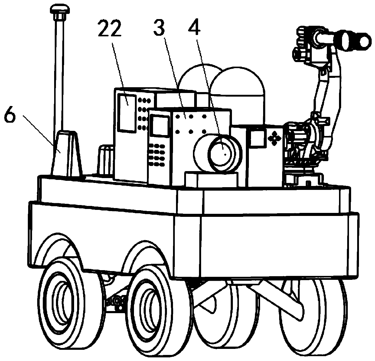 Integrated cleaning inspection vehicle for navigation assistance lamps