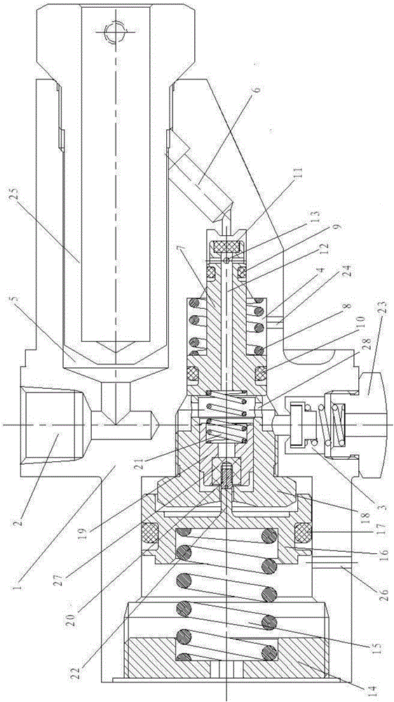 Two-stage pressure reducing regulating valve