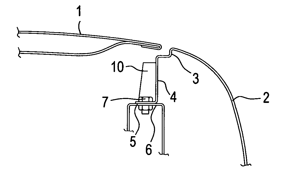 Energy absorbing vehicle fender