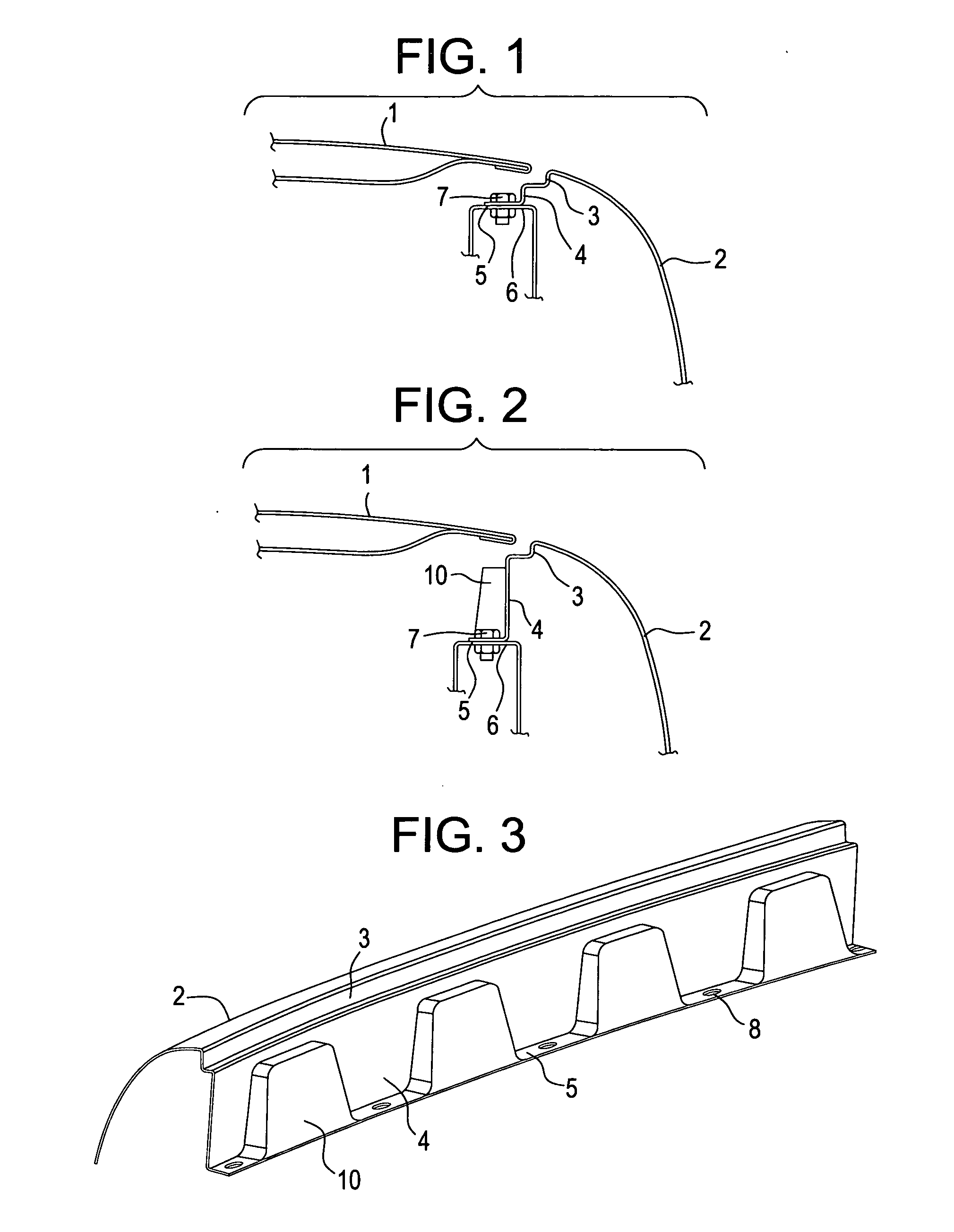 Energy absorbing vehicle fender