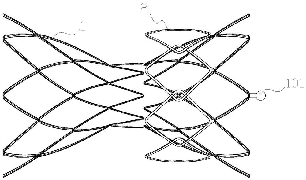 Vein-constricted covered stent-graft device for myocardial ischemic coronary vessels