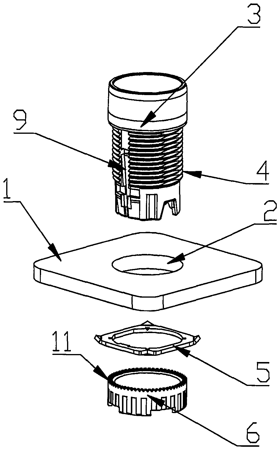 Anti-loosening connecting mechanism