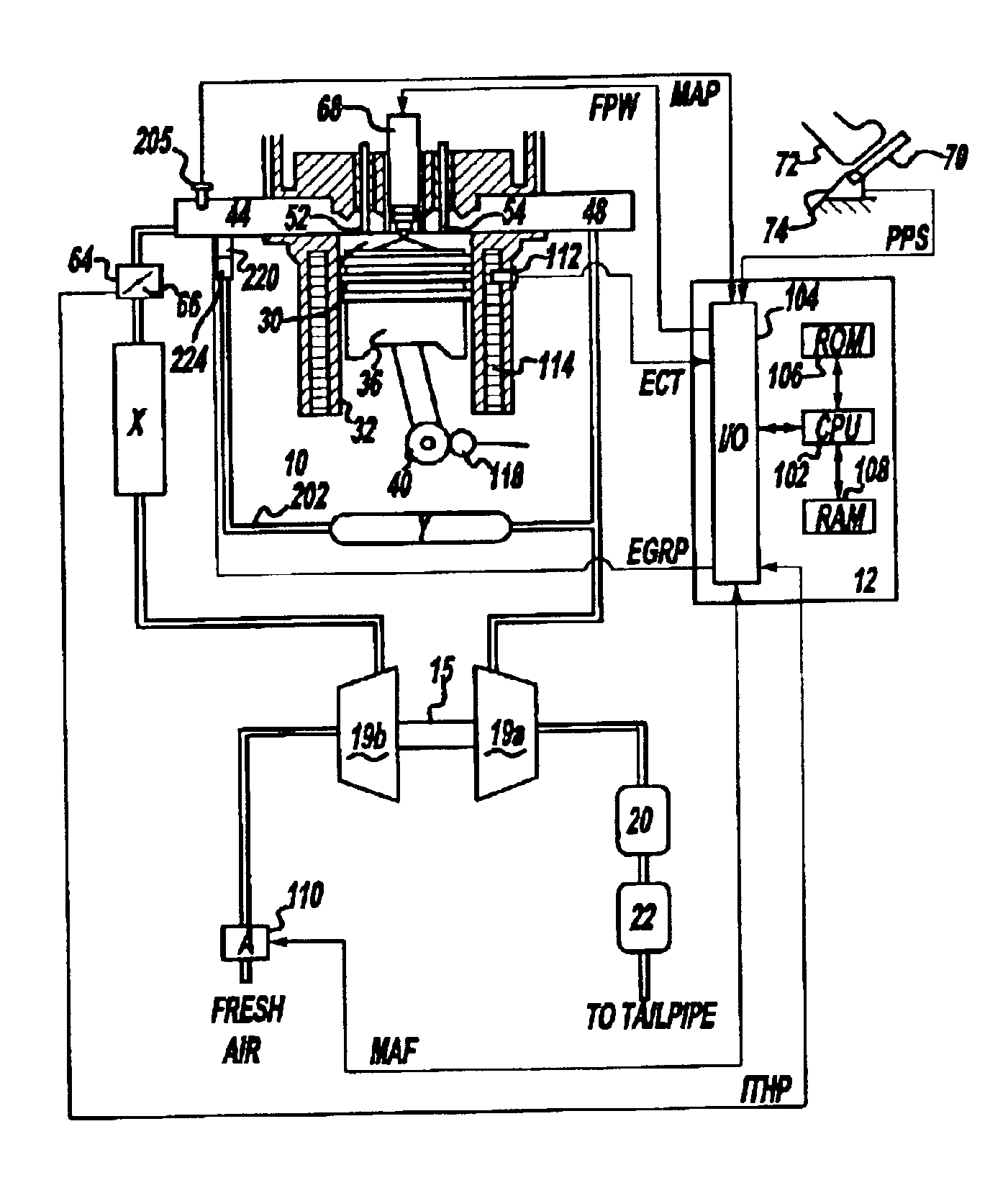 System and method for reducing NOx emissions during transient conditions in a diesel fueled vehicle