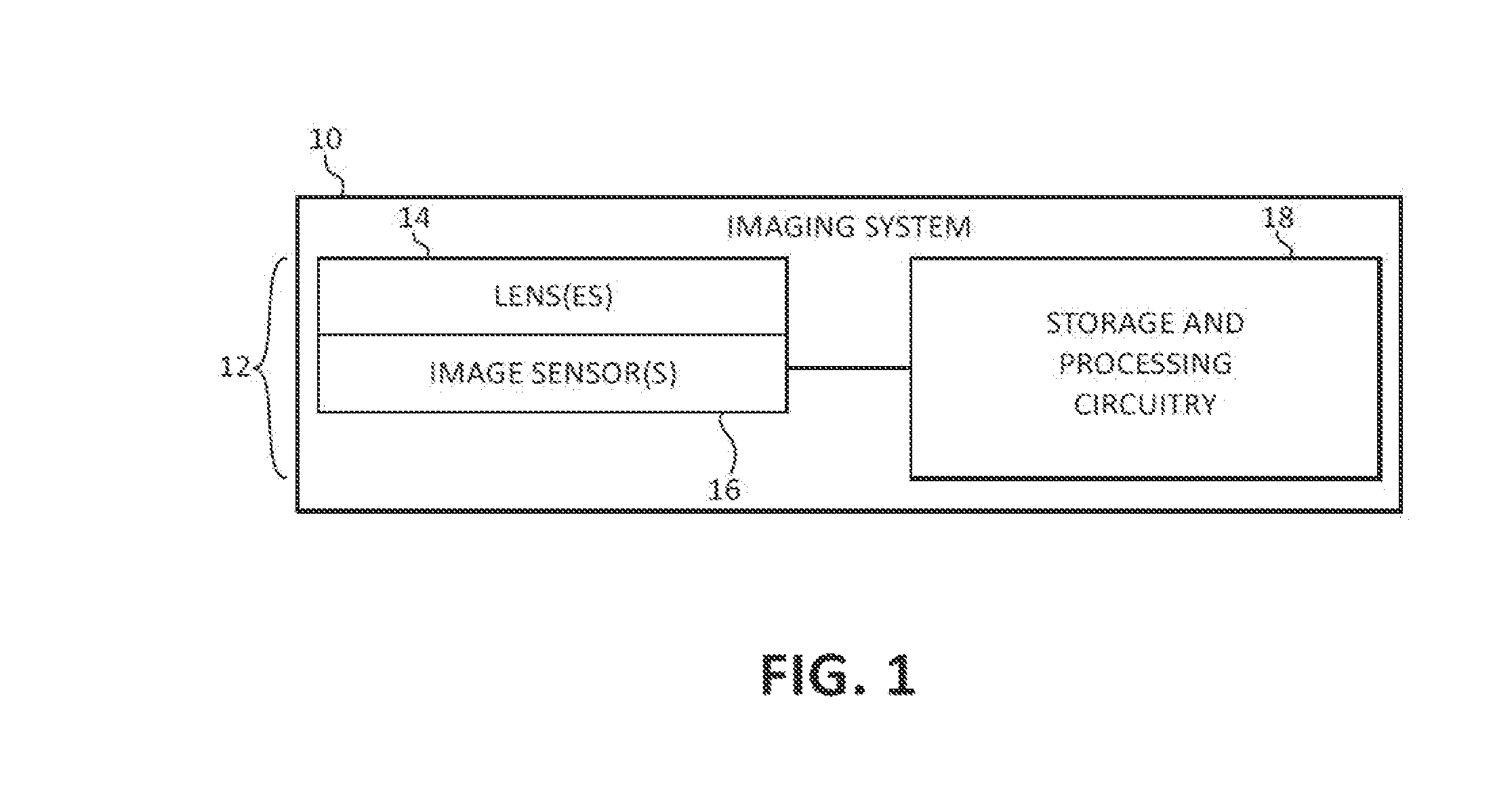 Imaging systems with integrated light shield structures