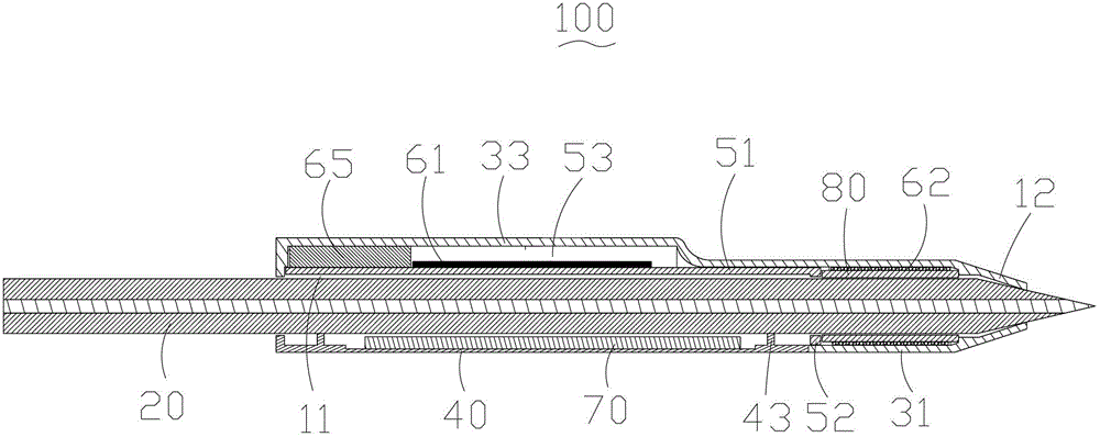 Reading pen and its case