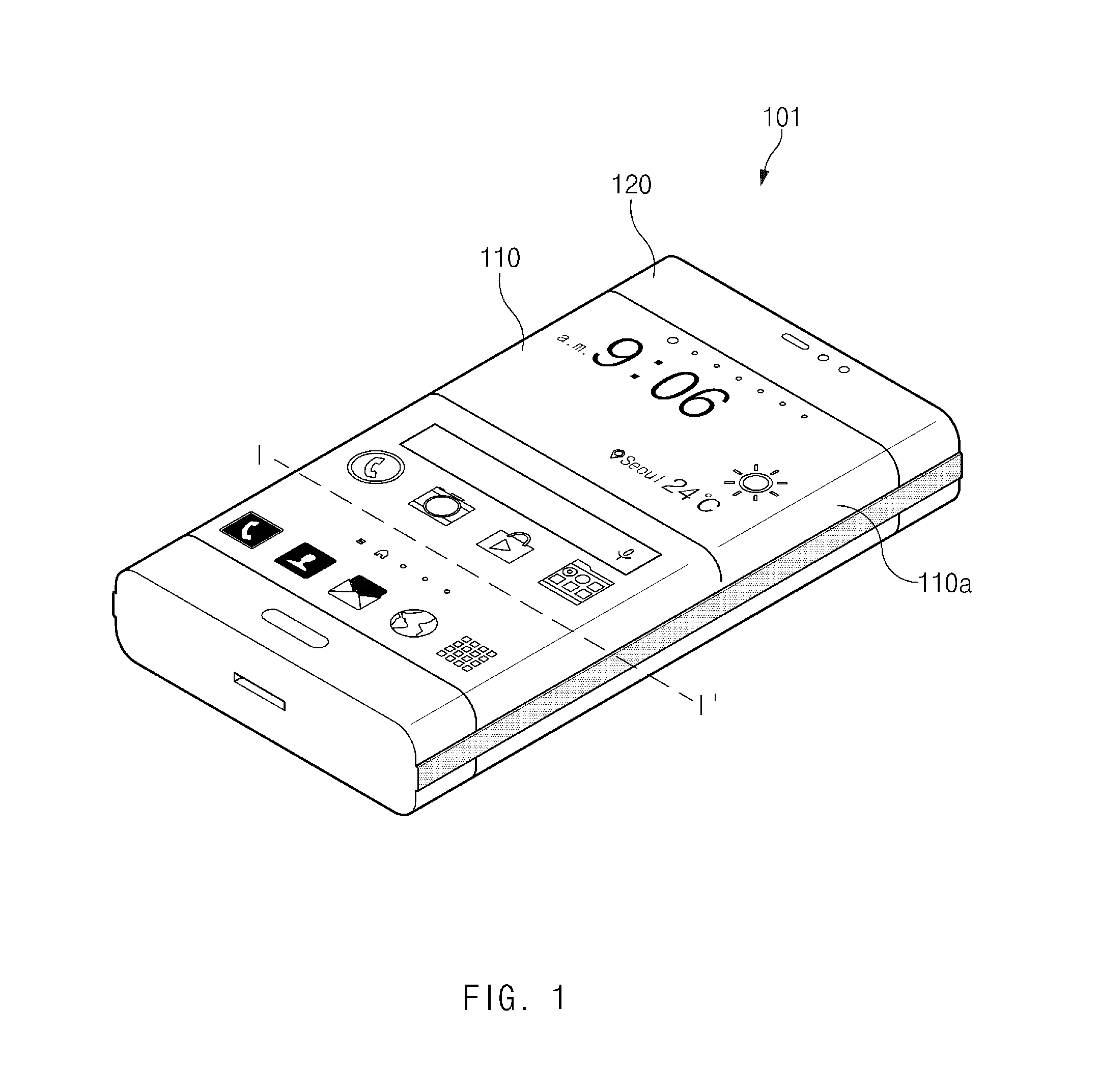 Electronic device with screen