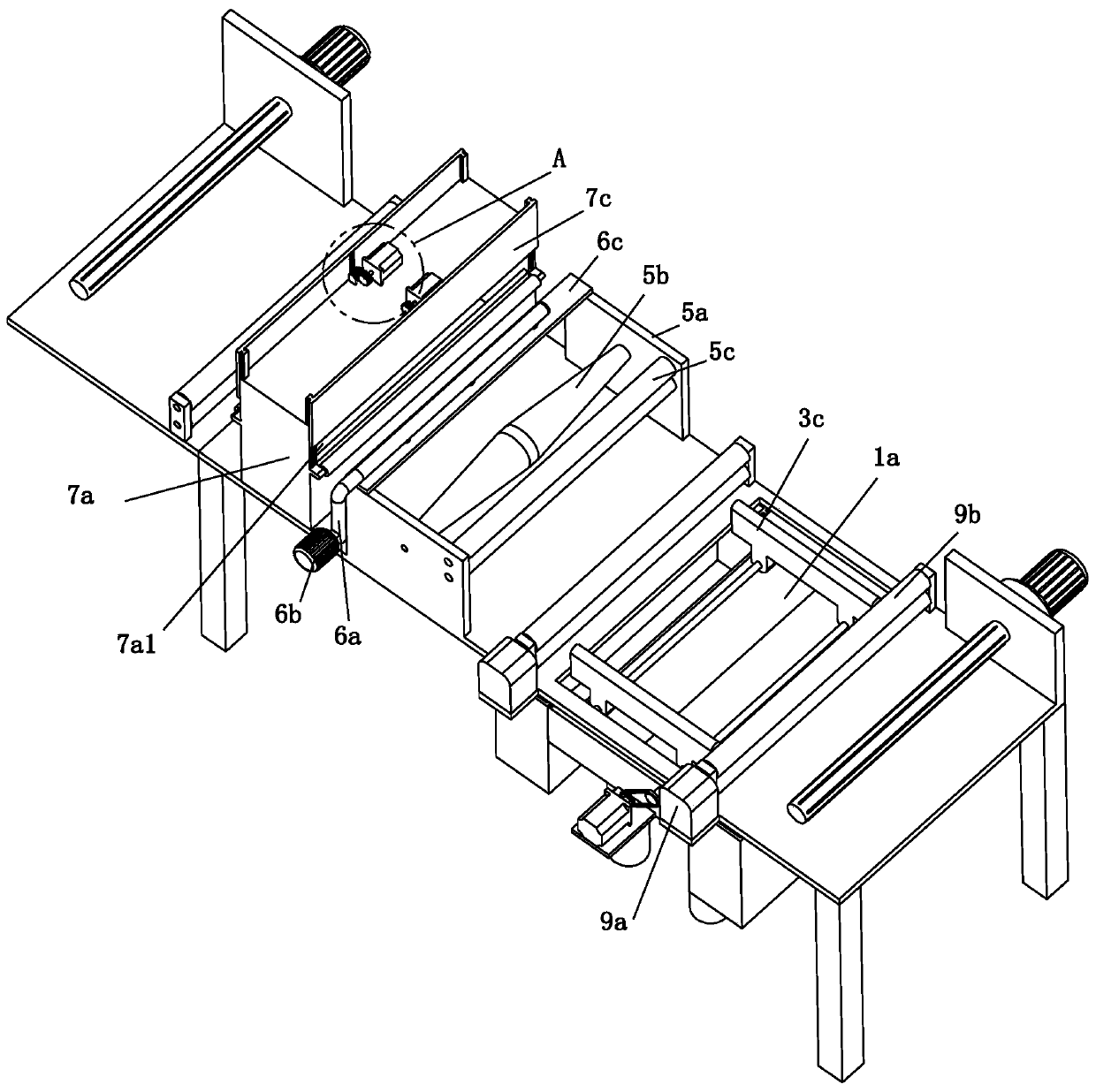 Unhairing equipment for waste textile fabric