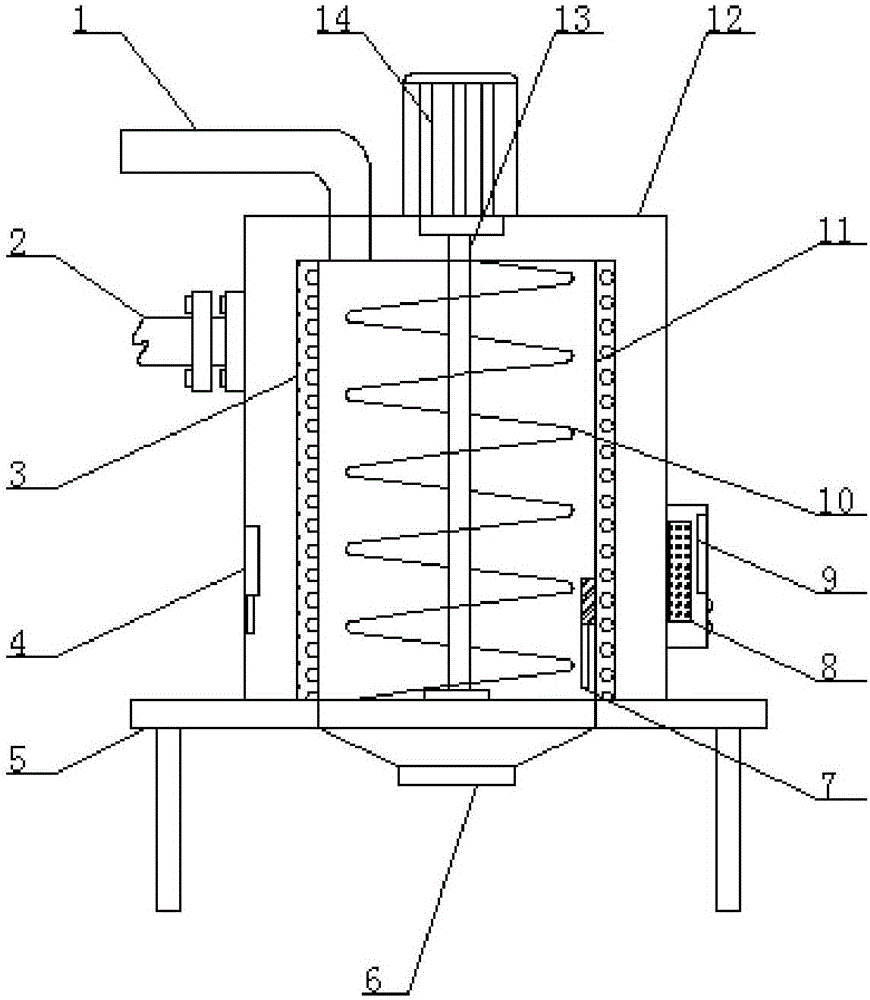 Drum-type grain dryer