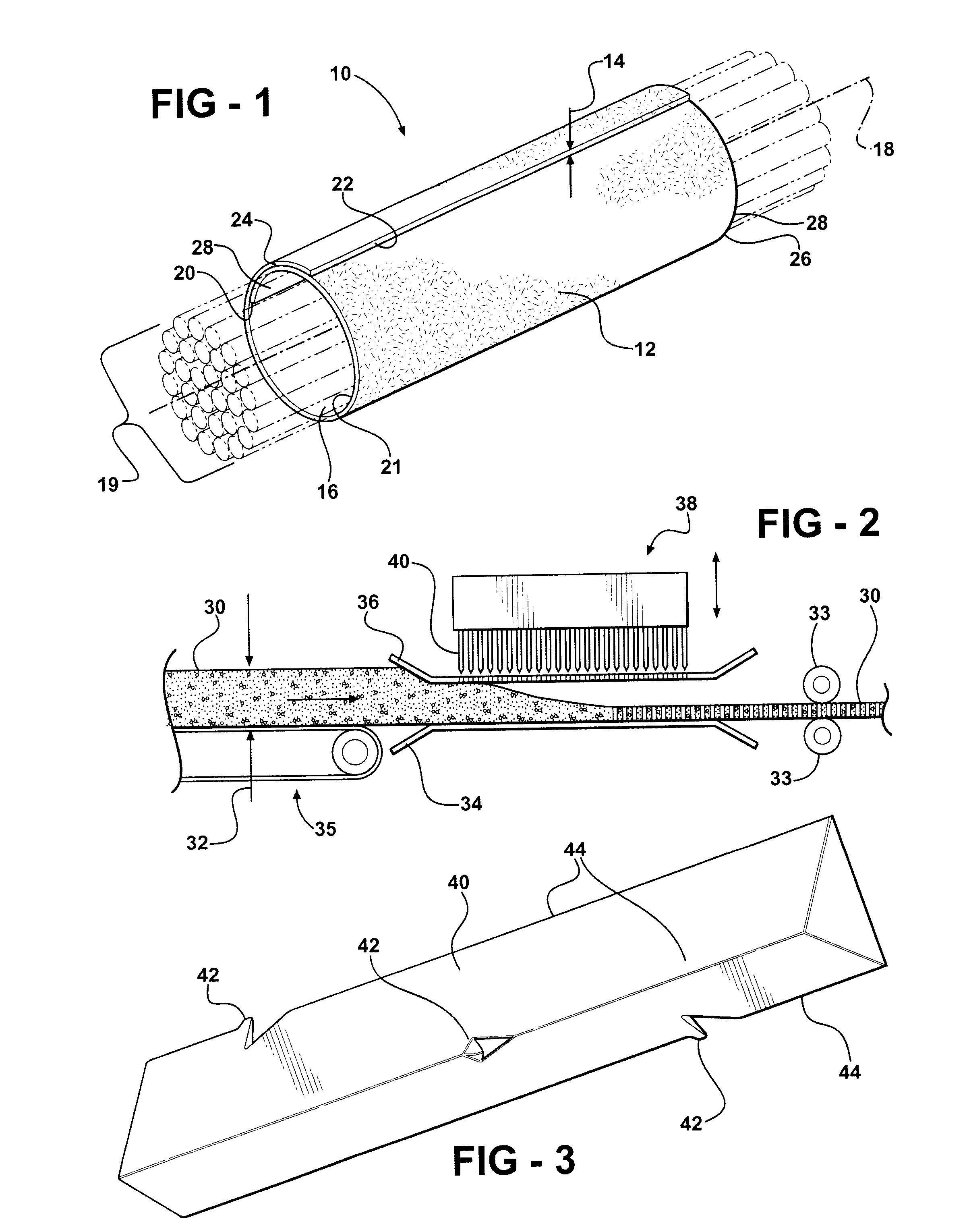 Non-woven self-wrapping acoustic sleeve and method of construction thereof