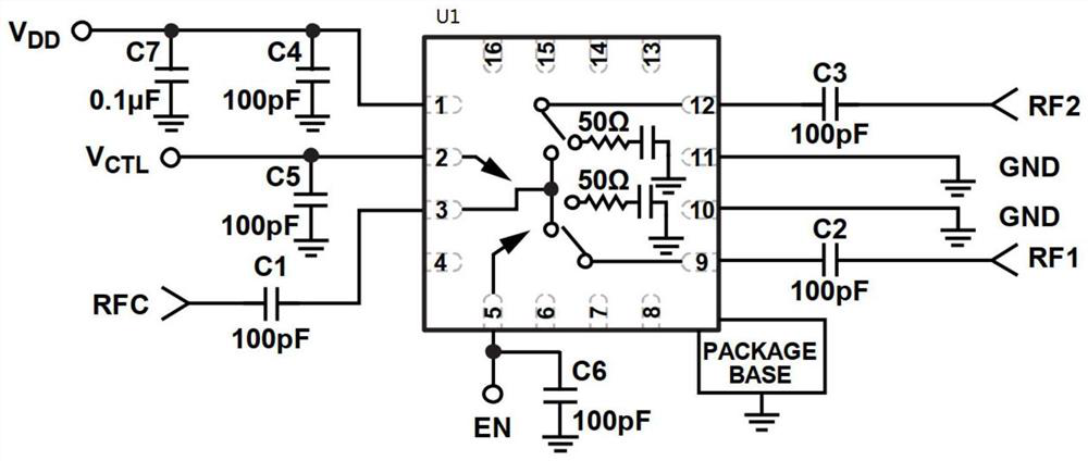 2.4 G microwave wireless single-phase alternating-current-alternating-current conversion circuit