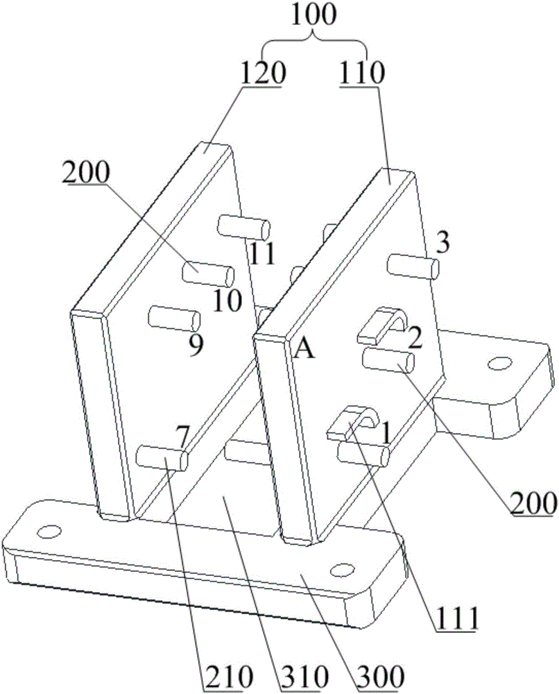 Motor wiring device