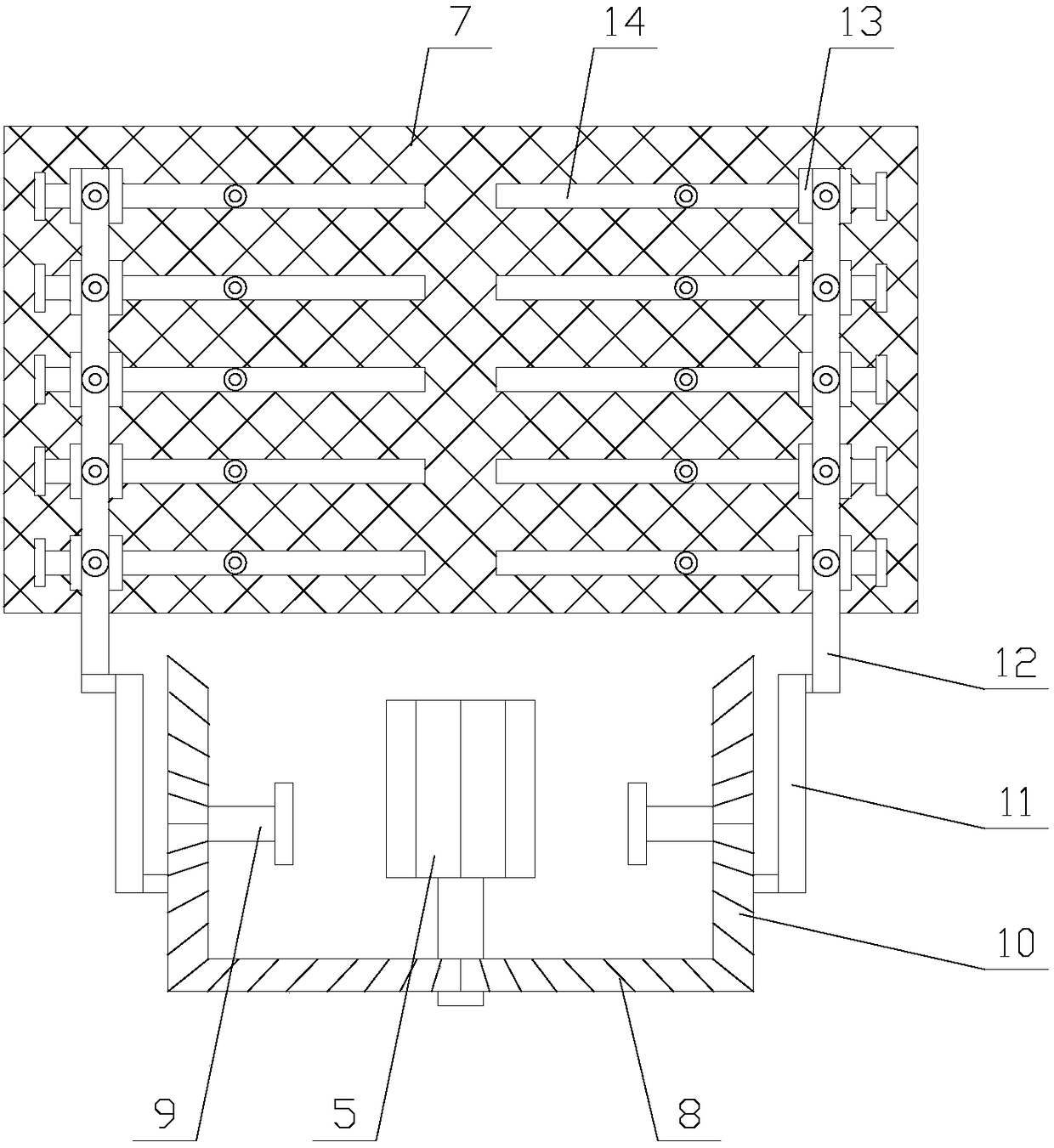 Drying device for production of automobile spare parts