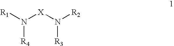 Polyamide curative from substituted amine mixture and dimer fatty acid or ester