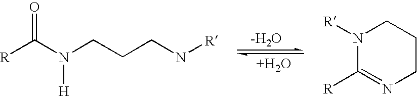 Polyamide curative from substituted amine mixture and dimer fatty acid or ester