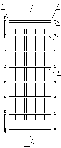 Welded plate frame type heat exchanger