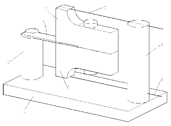 Fiber grating earthquake acceleration detector based on combined type cantilever structure